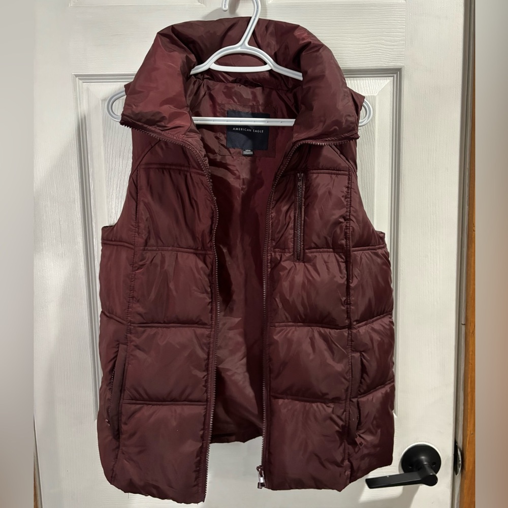 AE Burgundy Vest